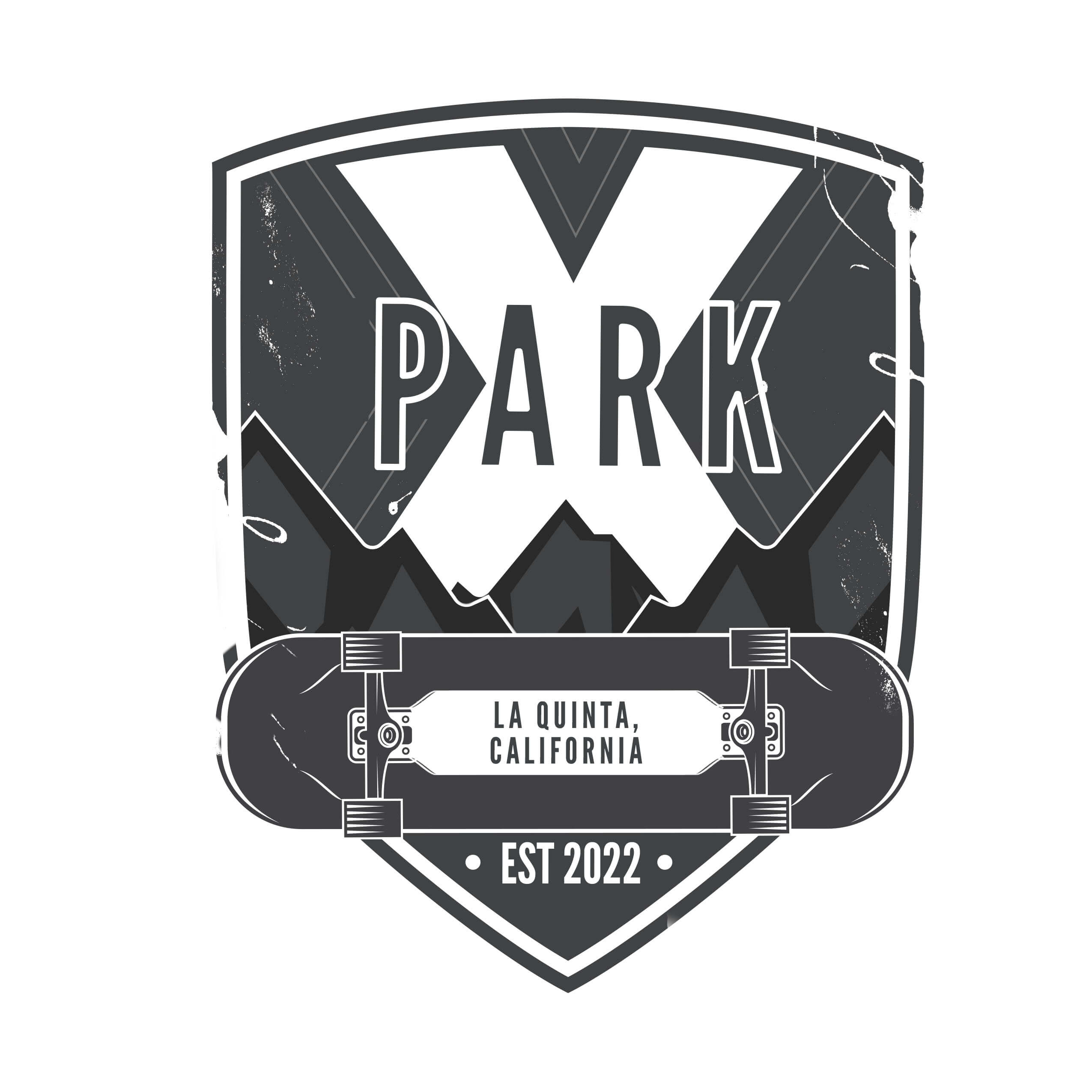 Skateboarding at La Quinta X Park.