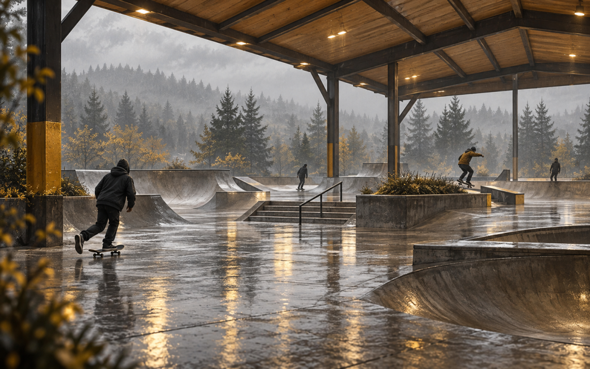 Portland Is Building Its First Covered Skatepark at Creston Park